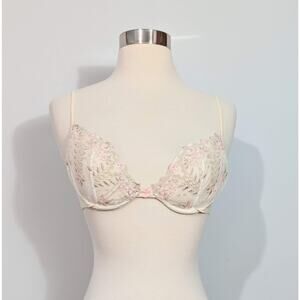La Perla Cream/Pink Bra
